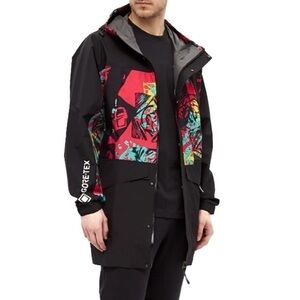 Adidas Adventure Gore-Tex Windbreaker Men’s Size Large Black Red Waterproof NWT